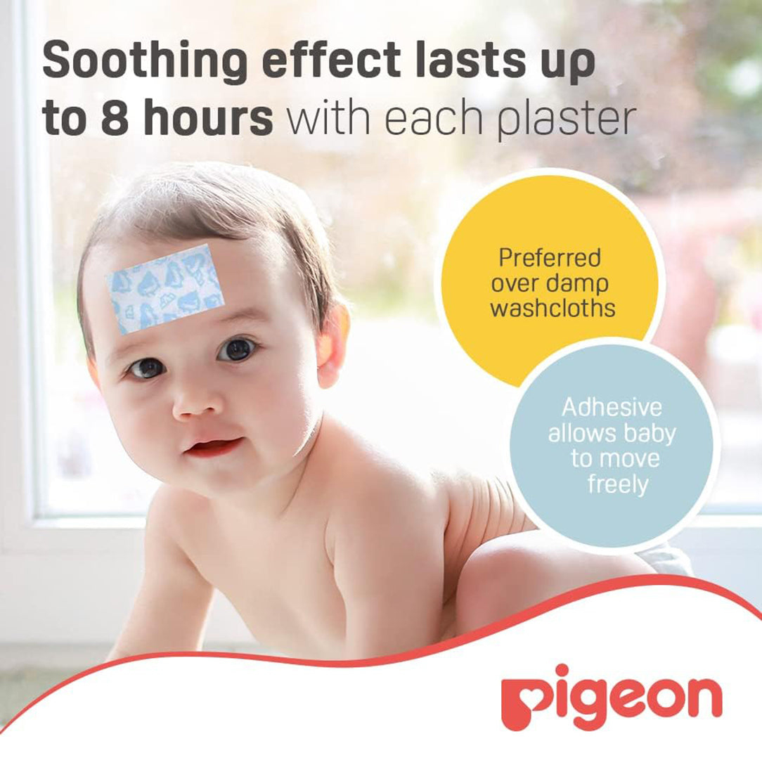 Pigeon Fever Cool Forehead Plaster - Pack of 6,  Medical Tape & Bandages