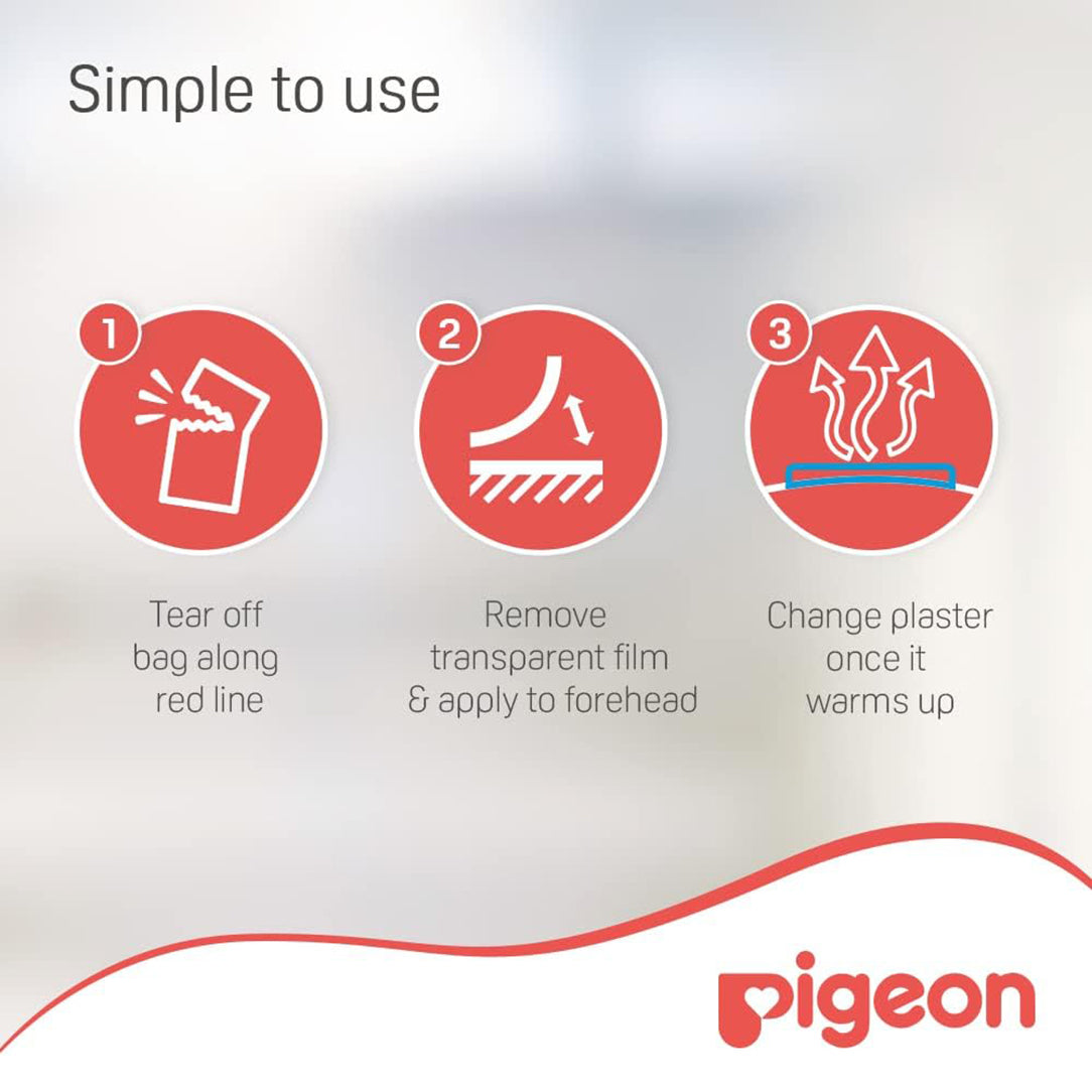 Pigeon Fever Cool Forehead Plaster - Pack of 6,  Medical Tape & Bandages