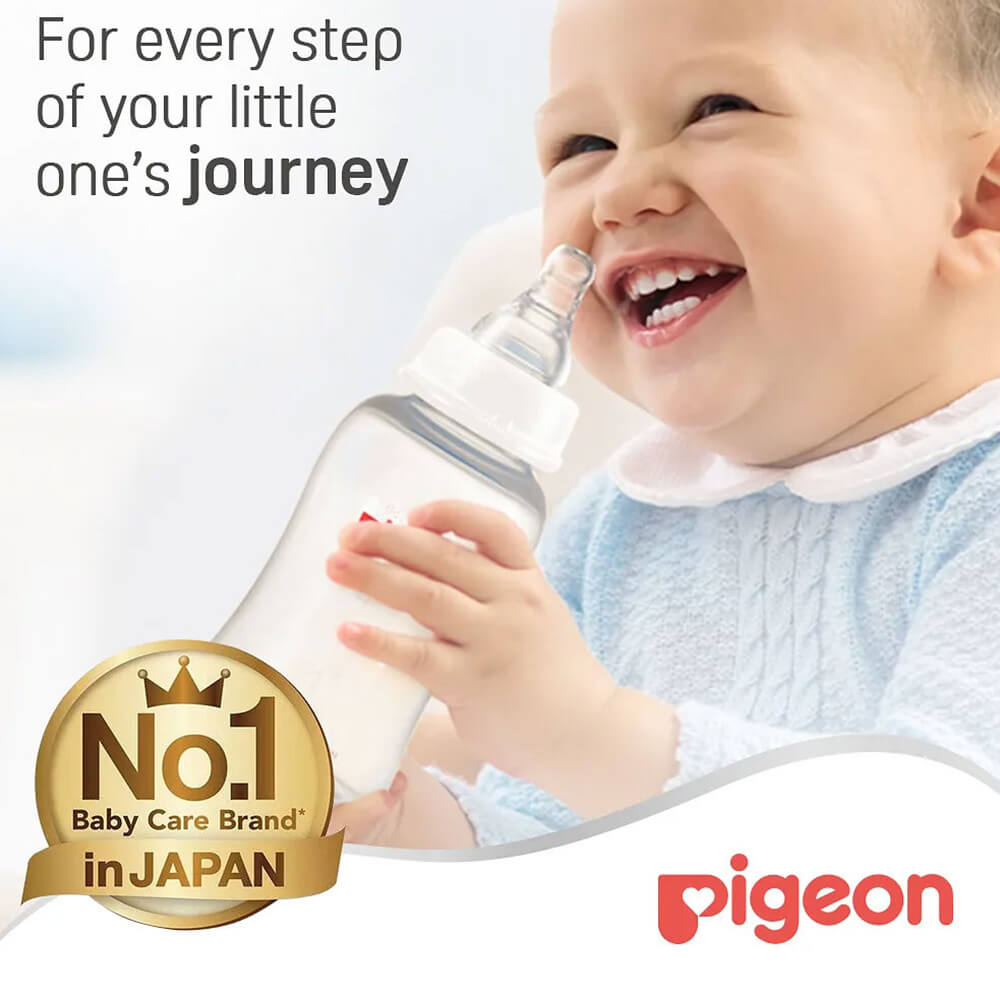 Pigeon 150ml baby bottle – BPA-free flexible feeding bottle