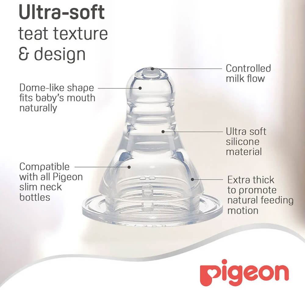 Pigeon 150ml newborn bottle – soft teat for smooth feeding