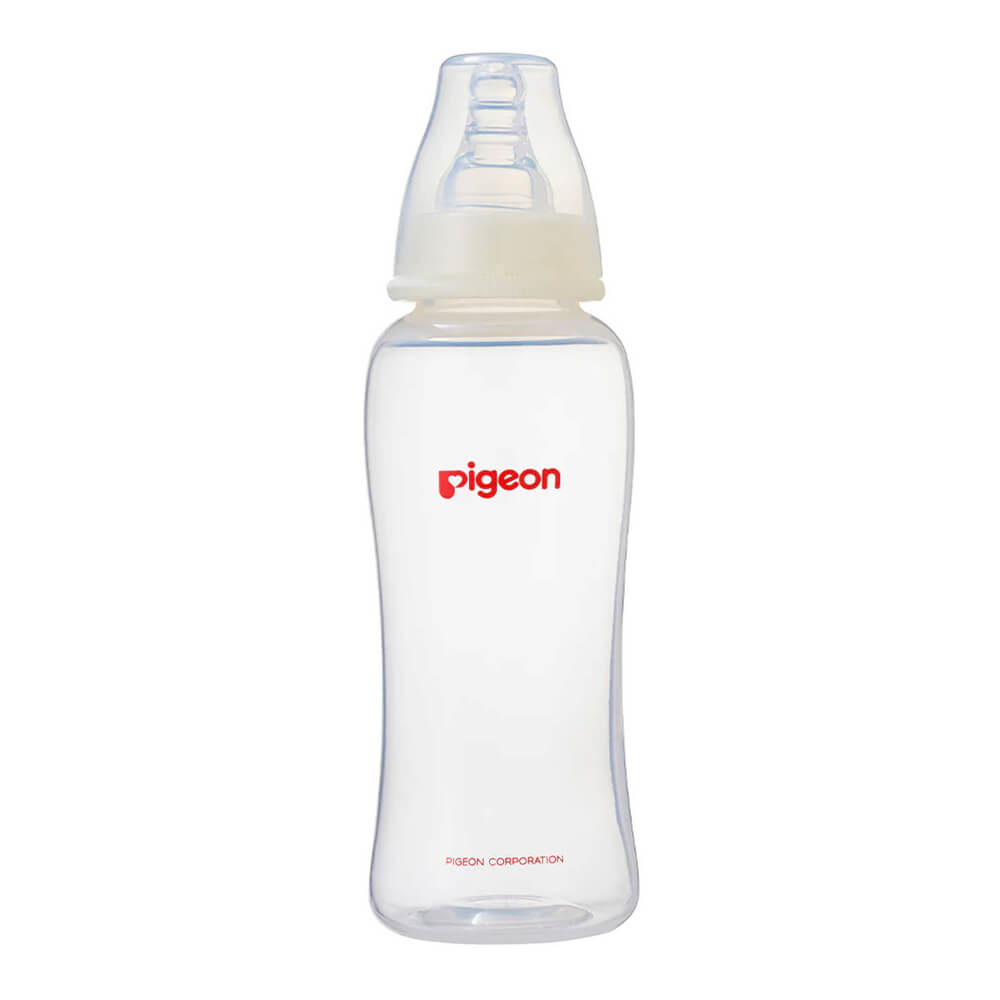 Pigeon 250ml baby bottle – Flexible Crystal with soft teat