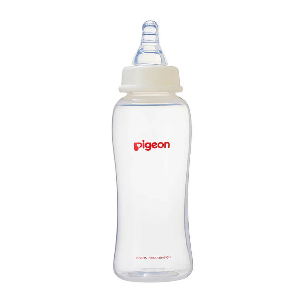 Pigeon feeding bottle – 250ml Flexible Crystal, ergonomic grip