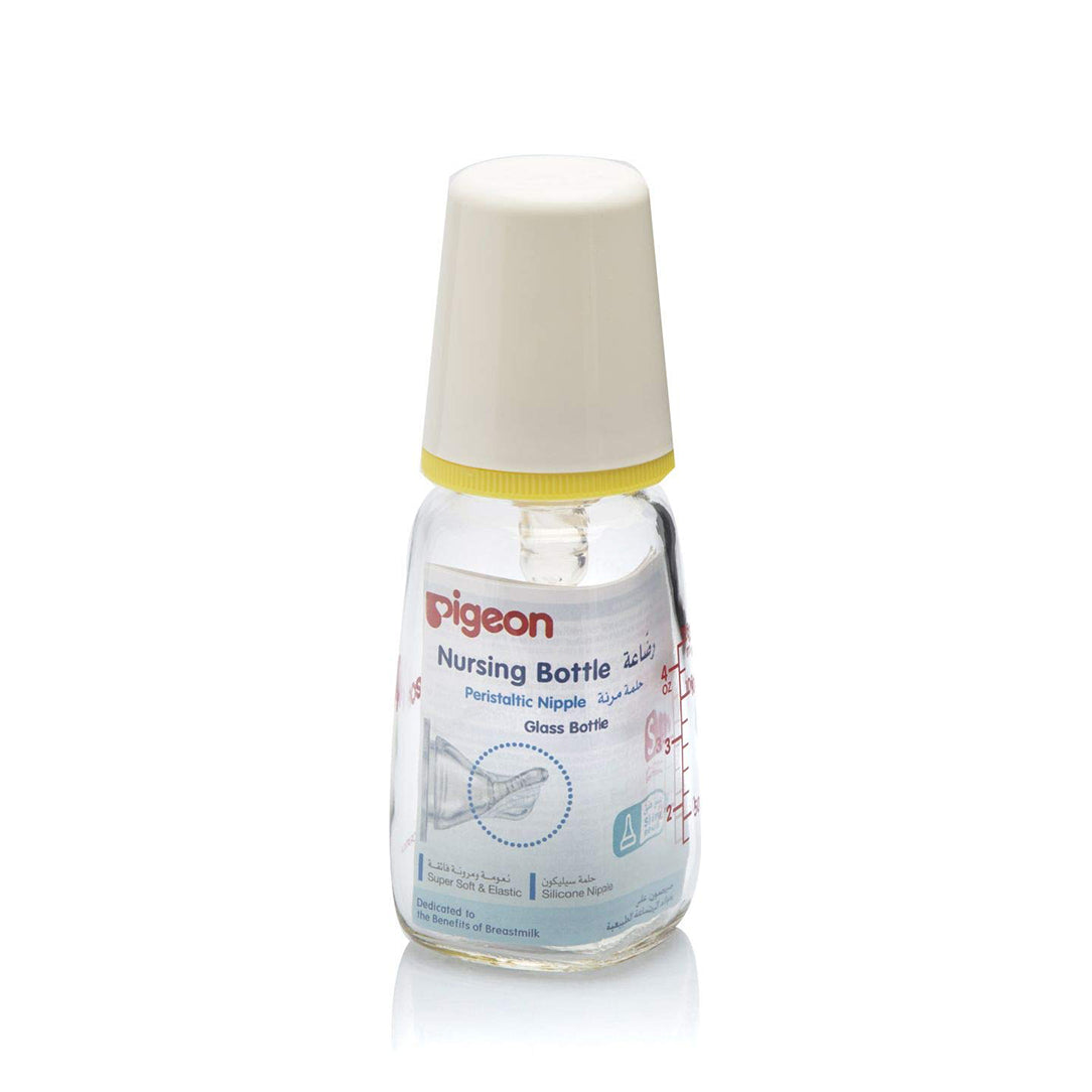 Pigeon Glass Feeding Bottle K-4 120ml - (00292), Wide Neck Bottles