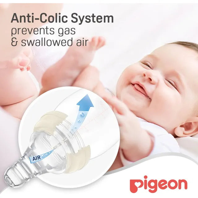 Pigeon Glass Feeding Bottle K-8 240ml - (00280), Baby Bottles