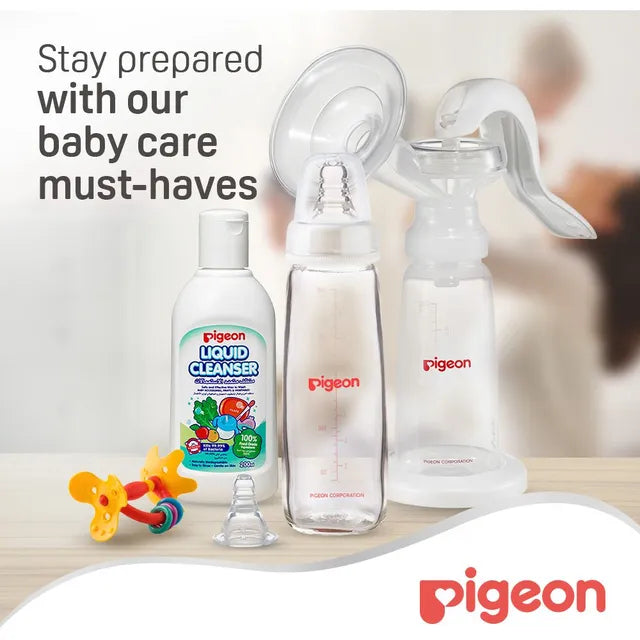 Pigeon Glass Feeding Bottle K-8 240ml - (00280), Baby Bottles