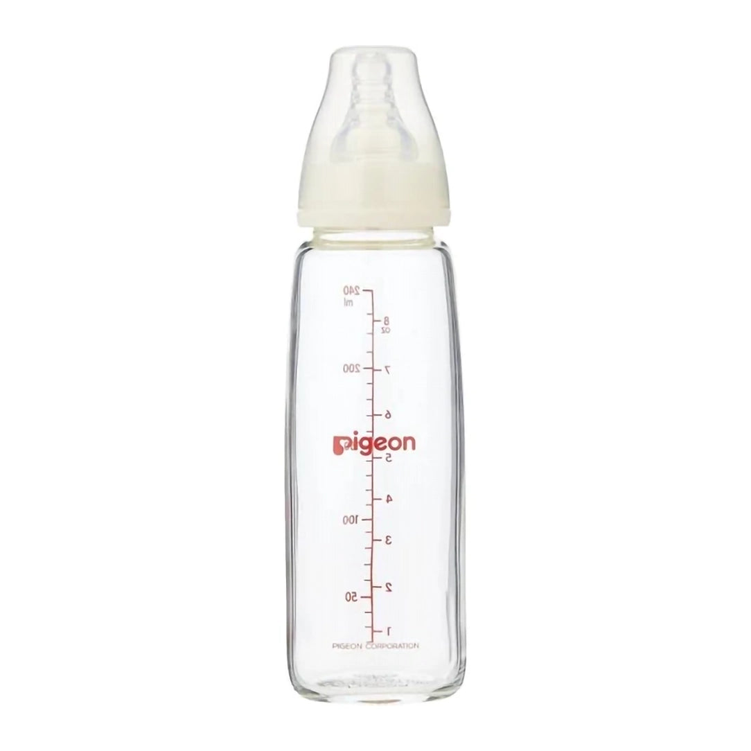 Pigeon Glass Feeding Bottle K-8 240ml - (00290), Wide Neck Bottles