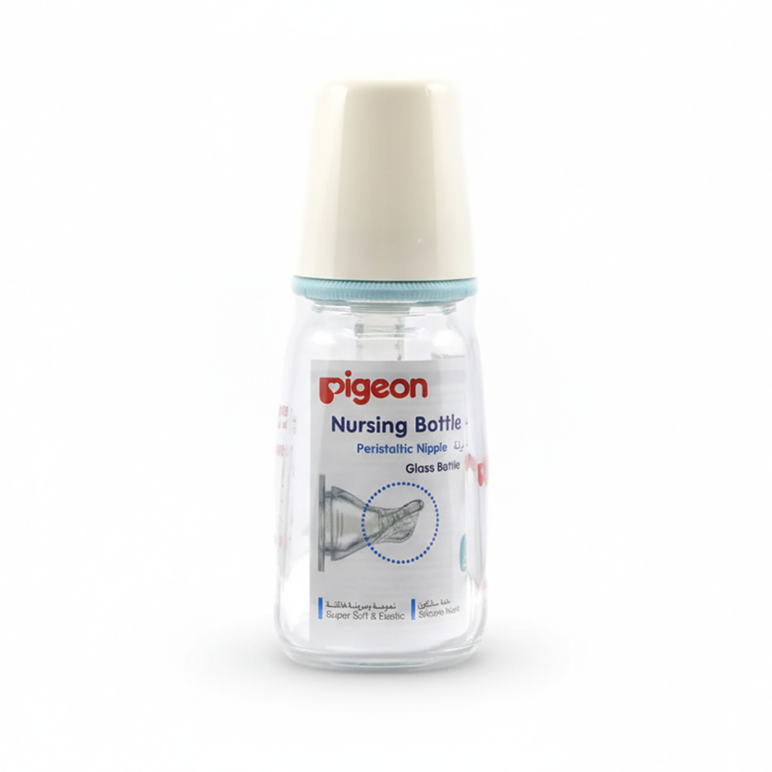 Pigeon Glass Nurser K-4 Feeding Bottle - 120ml, Standard Bottles