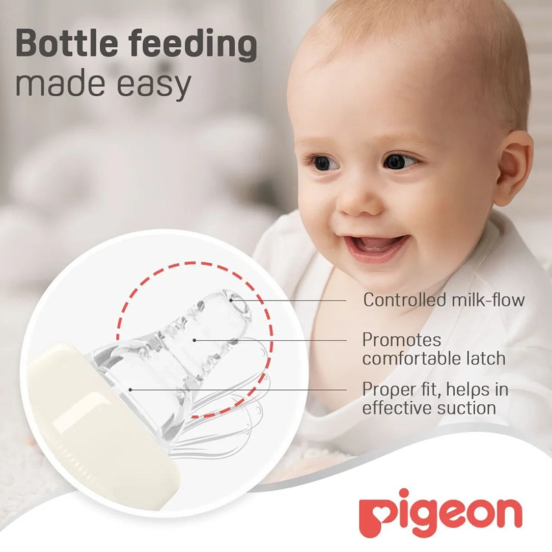 Pigeon Glass Nurser K-4 Feeding Bottle - 120ml, Standard Bottles