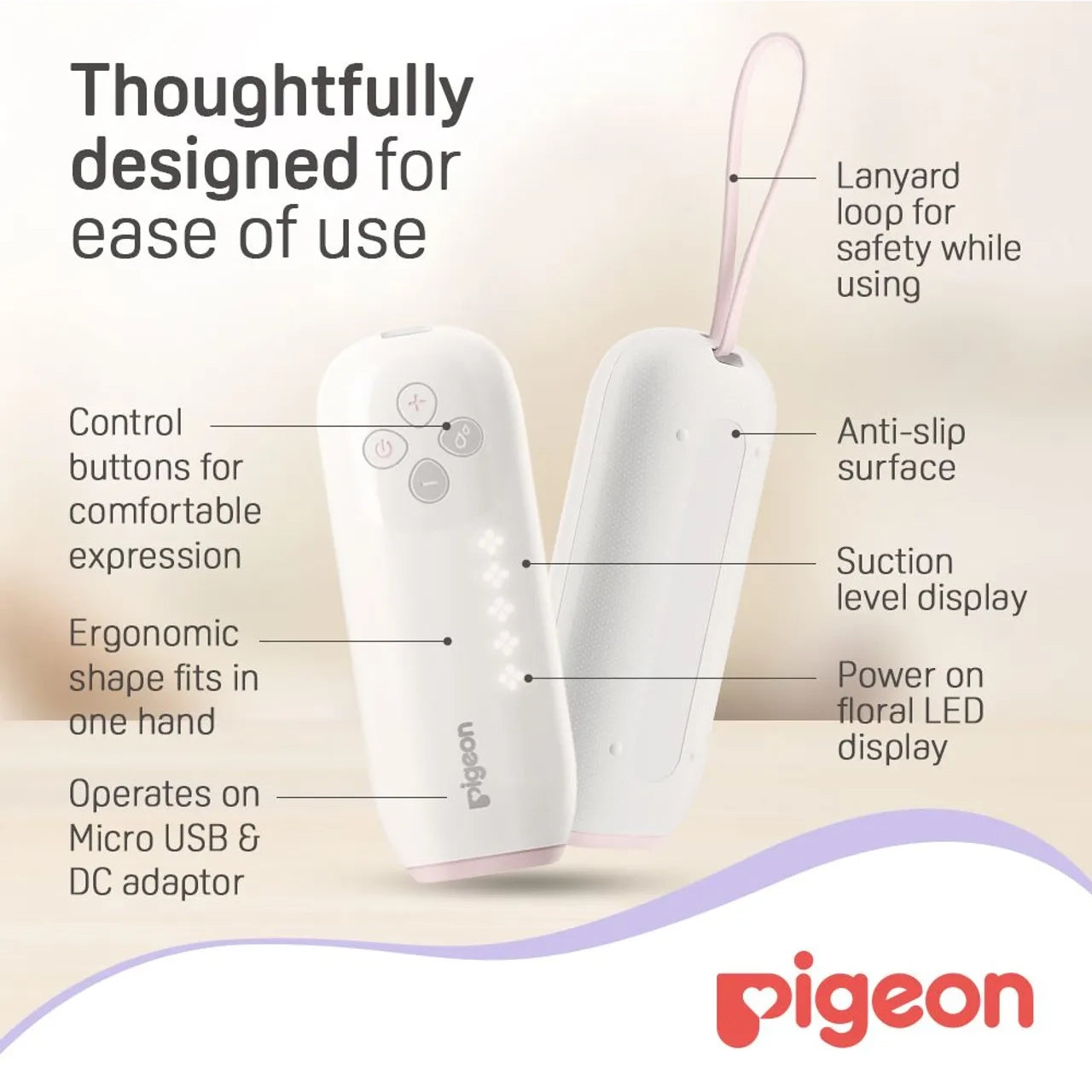Pigeon GoMini Electric Breast Pump - Single (78139), Electric Breast Pumps
