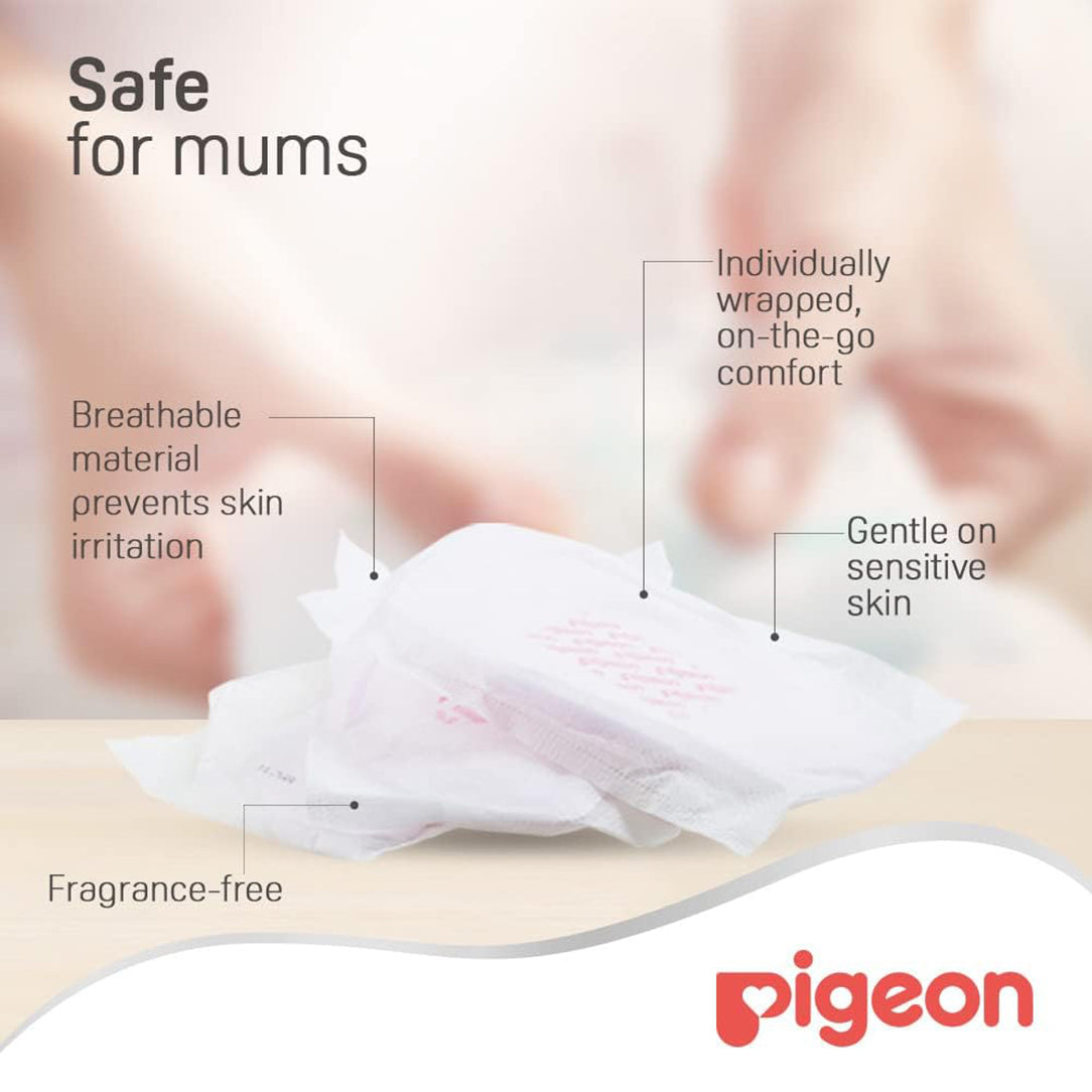 Pigeon Honeycomb Breast Pads - Pack of 60, Disposable Nursing Pads