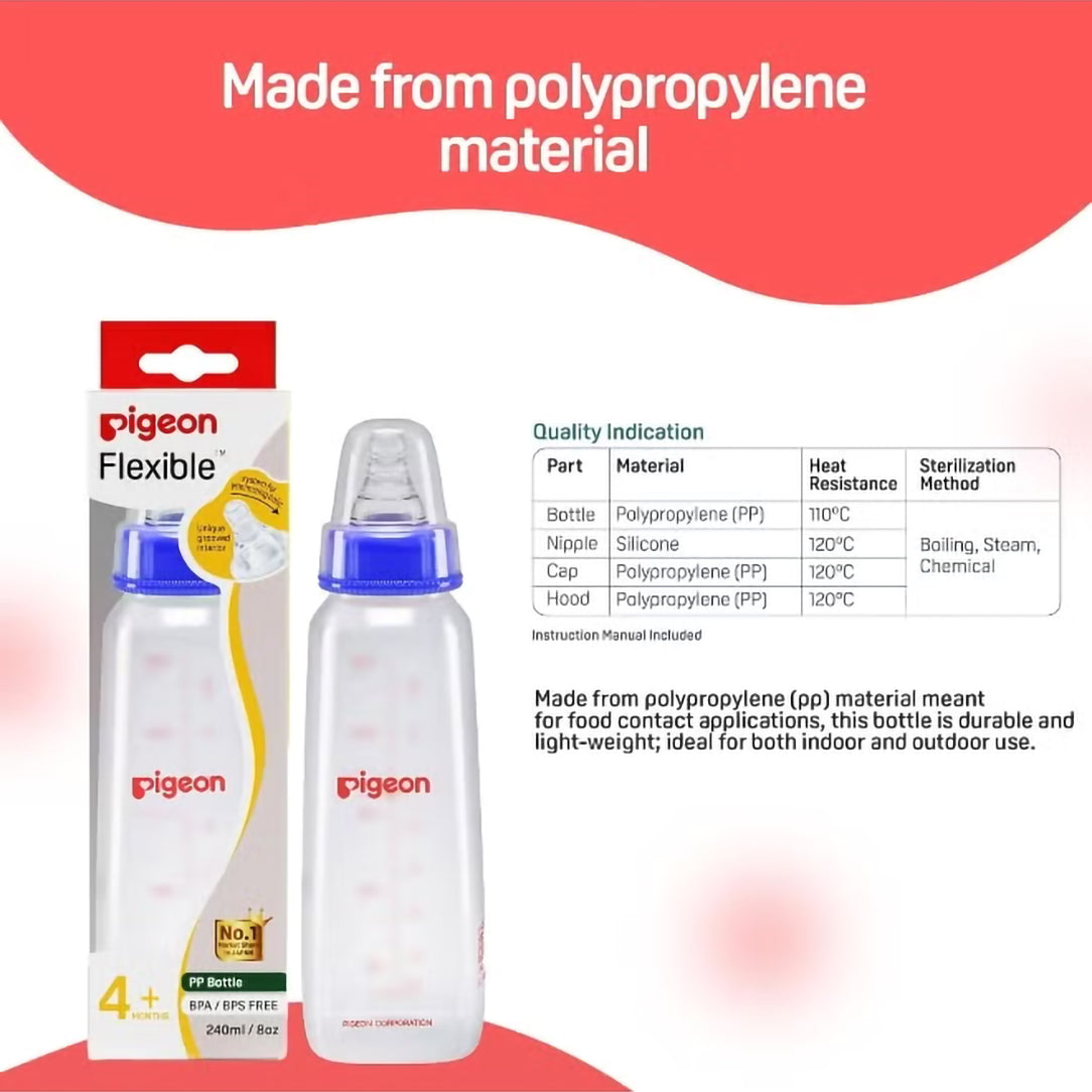 Pigeon KPP Standard Neck Nursing Bottle 120ml - (26011), Standard Bottles