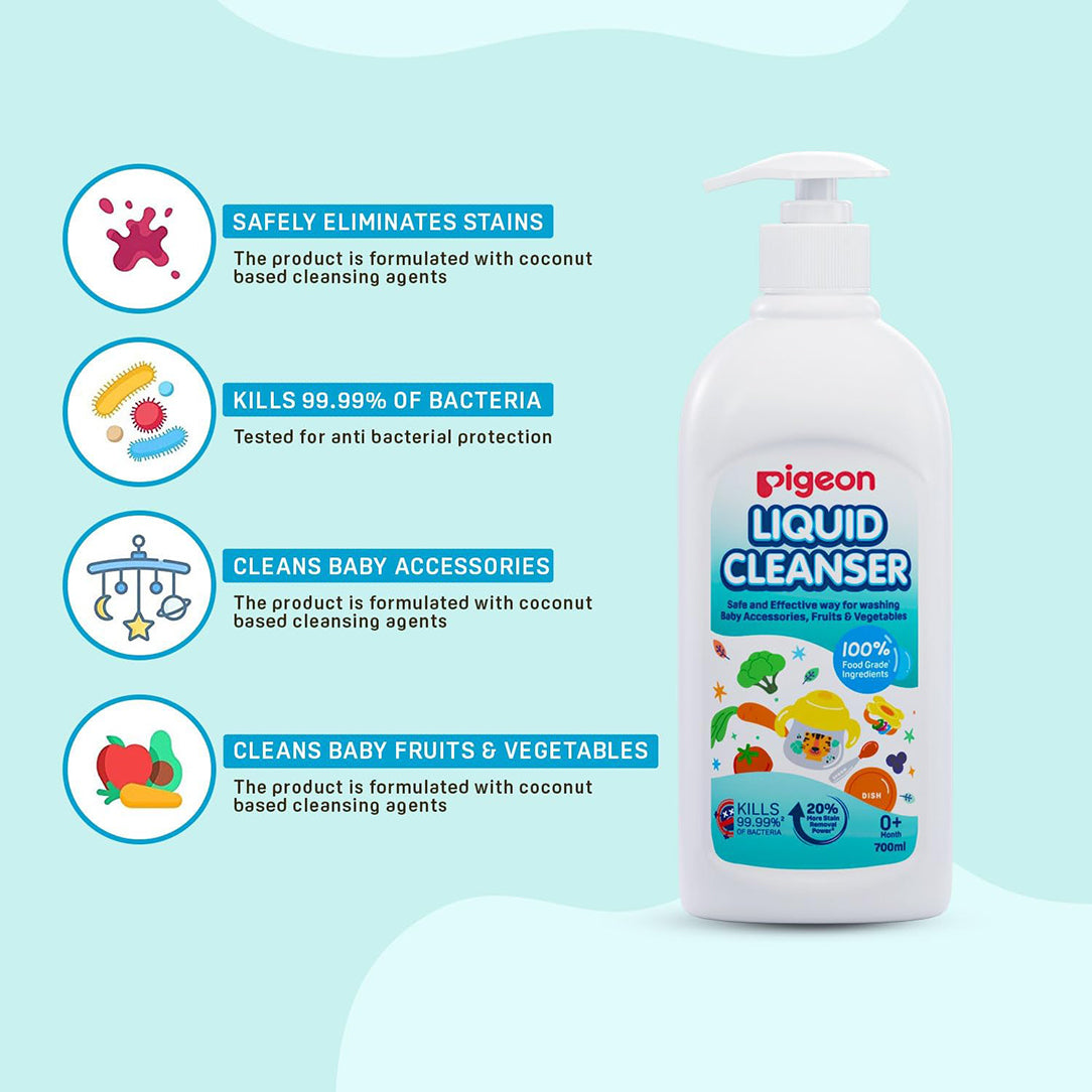 Pigeon Liquid Cleanser 700ml - (12985), Feeding Essentials