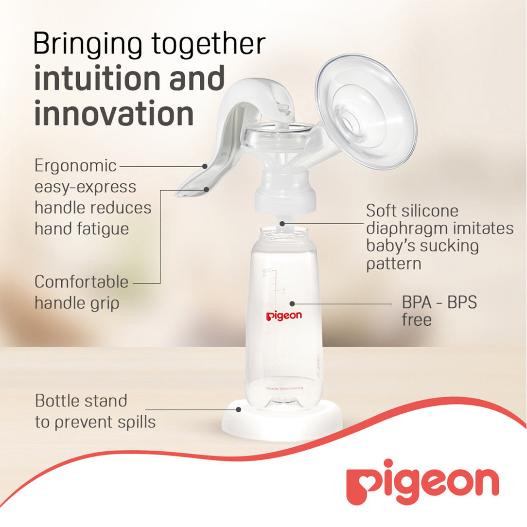 Pigeon Manual Breast Pump - 1  Portable Set, Manual Breast Pumps