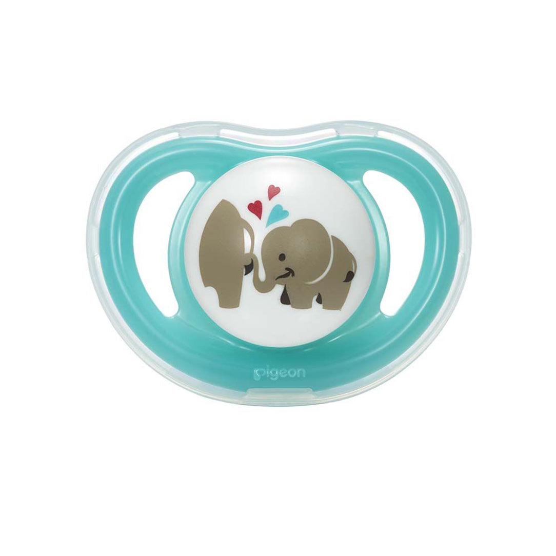 Pigeon MiniLight Pacifier Twin Pack - Size M (Girl), Pacifiers
