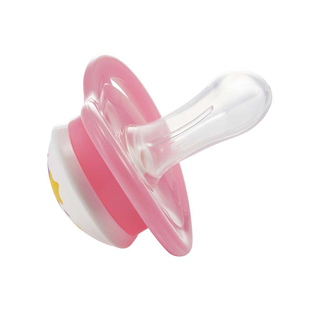 Pigeon MiniLight Pacifier Twin Pack - Size M (Girl), Pacifiers
