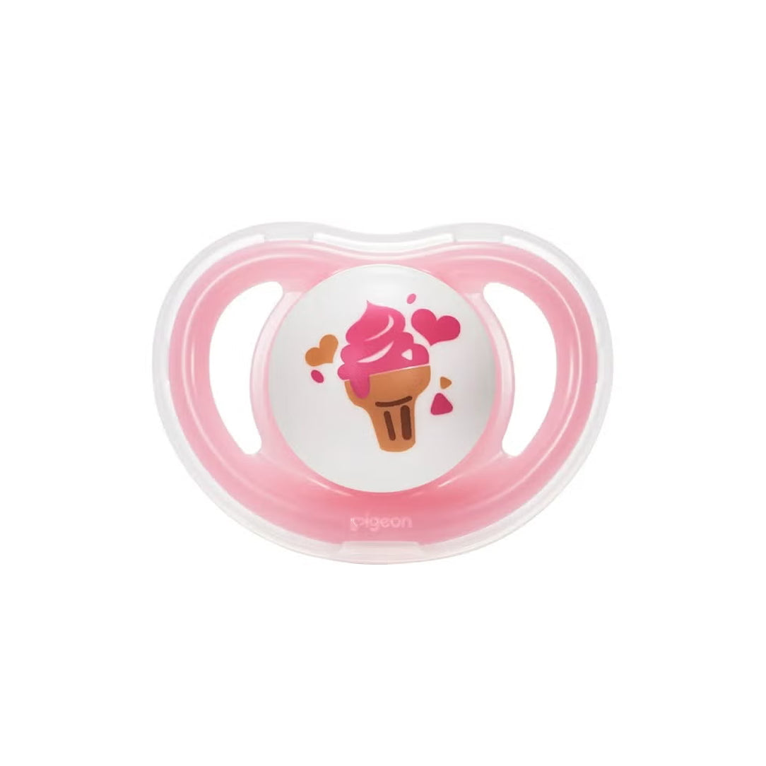 Pigeon Minilight Pacifier 0+ Months - Girl (78458), Pacifiers