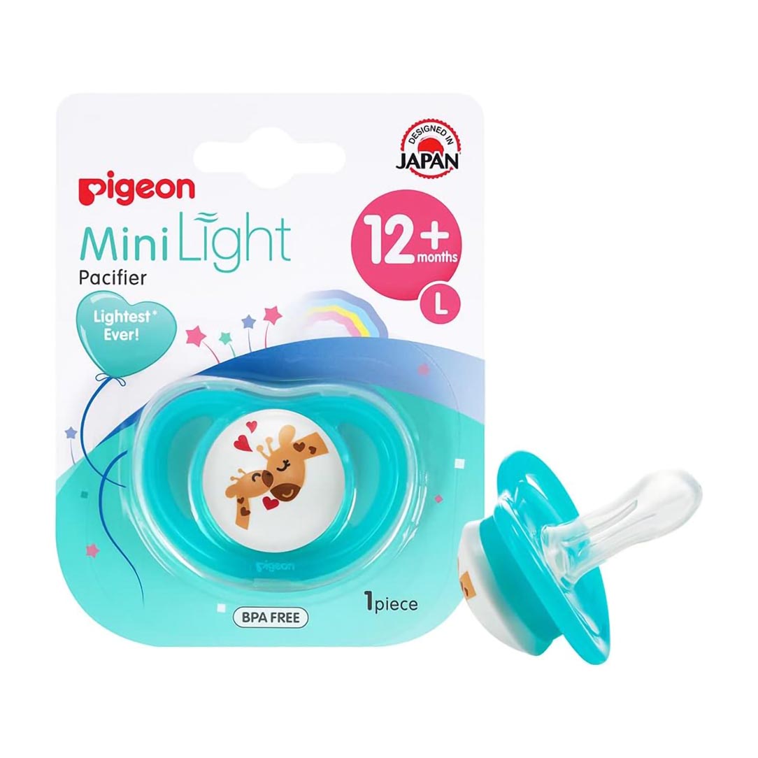 Pigeon Minilight Pacifier Large 12+ Months - Twin Pack (78261), Pacifiers