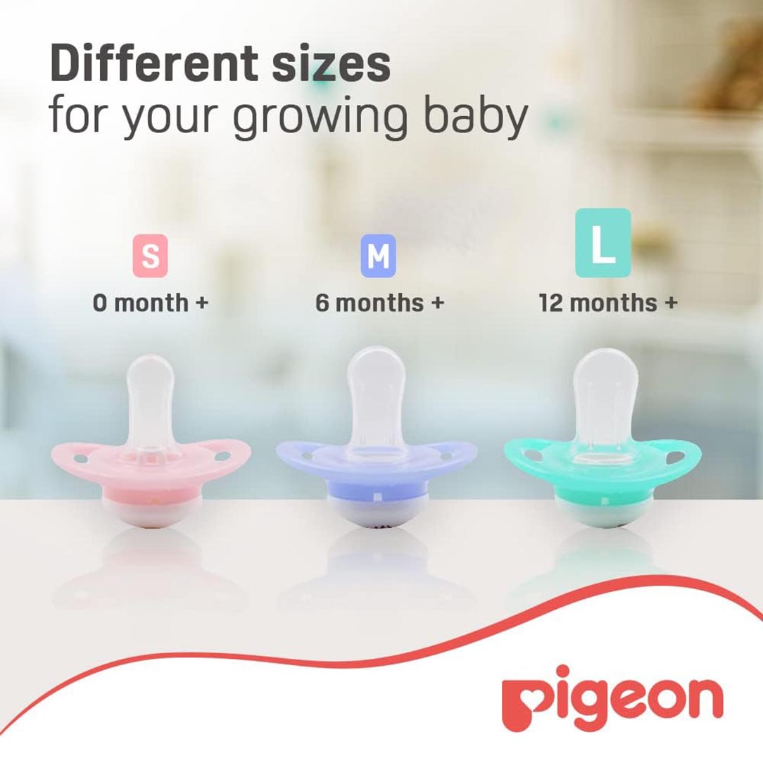 Pigeon Minilight Pacifier Large 12+ Months - Twin Pack (78261), Pacifiers