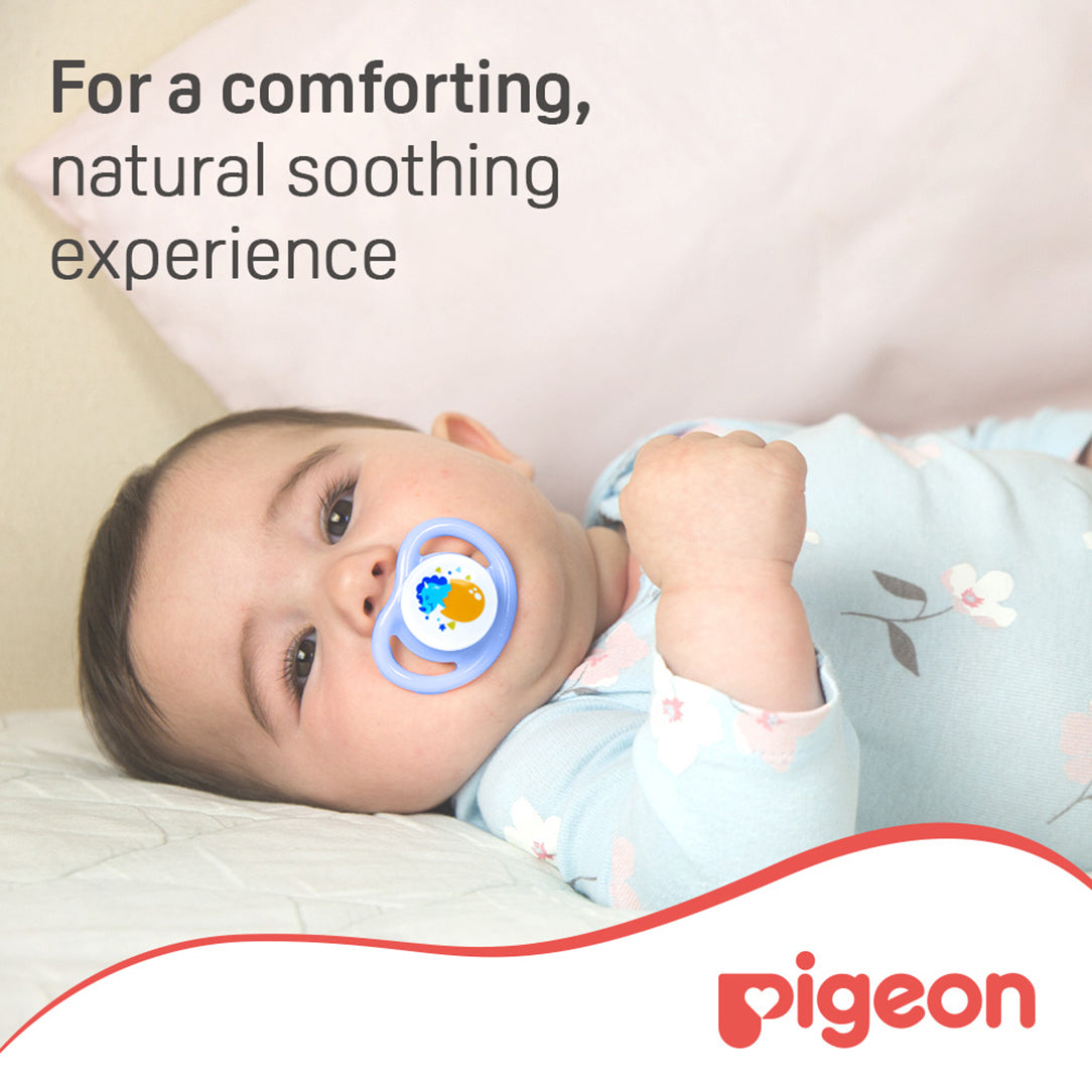 Pigeon Minilight Pacifier Small 0+ Months - Twin Pack Boys (78259), Pacifiers
