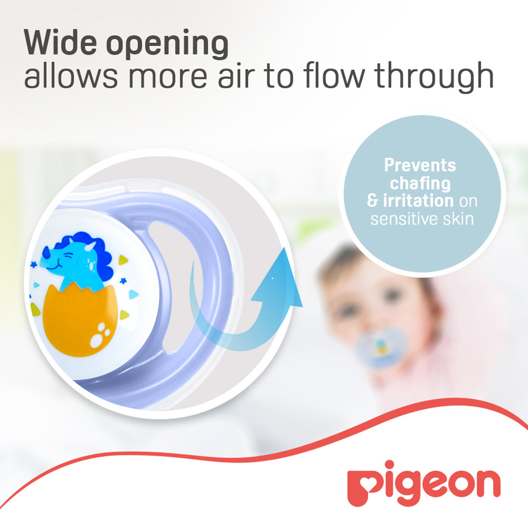 Pigeon Minilight Pacifier Small 0+ Months - Twin Pack Boys (78259), Pacifiers