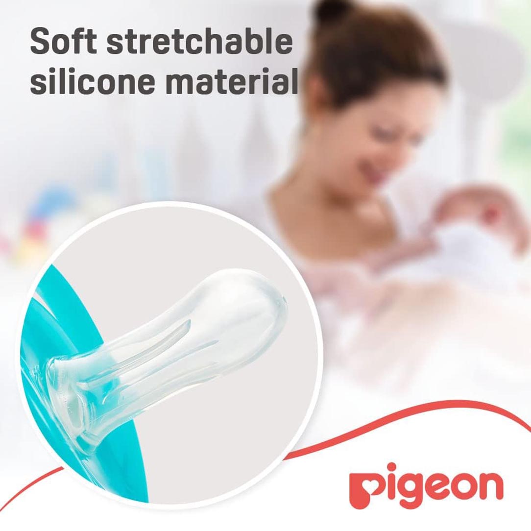 Pigeon Minilight Pacifier Small 0+ Months - Twin Pack Girls (78262), Pacifiers