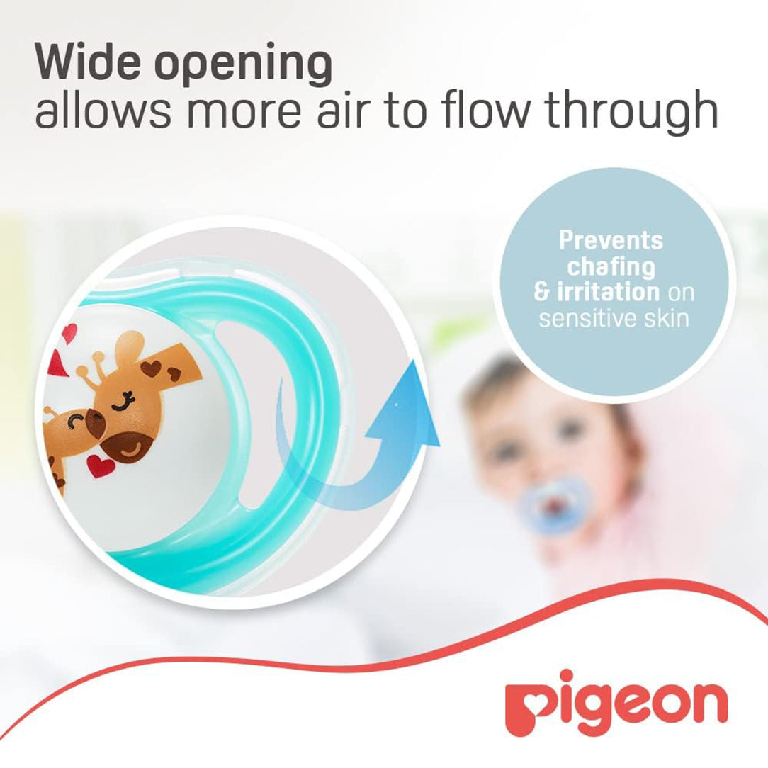 Pigeon Minilight Pacifier Small 0+ Months - Twin Pack Girls (78262), Pacifiers