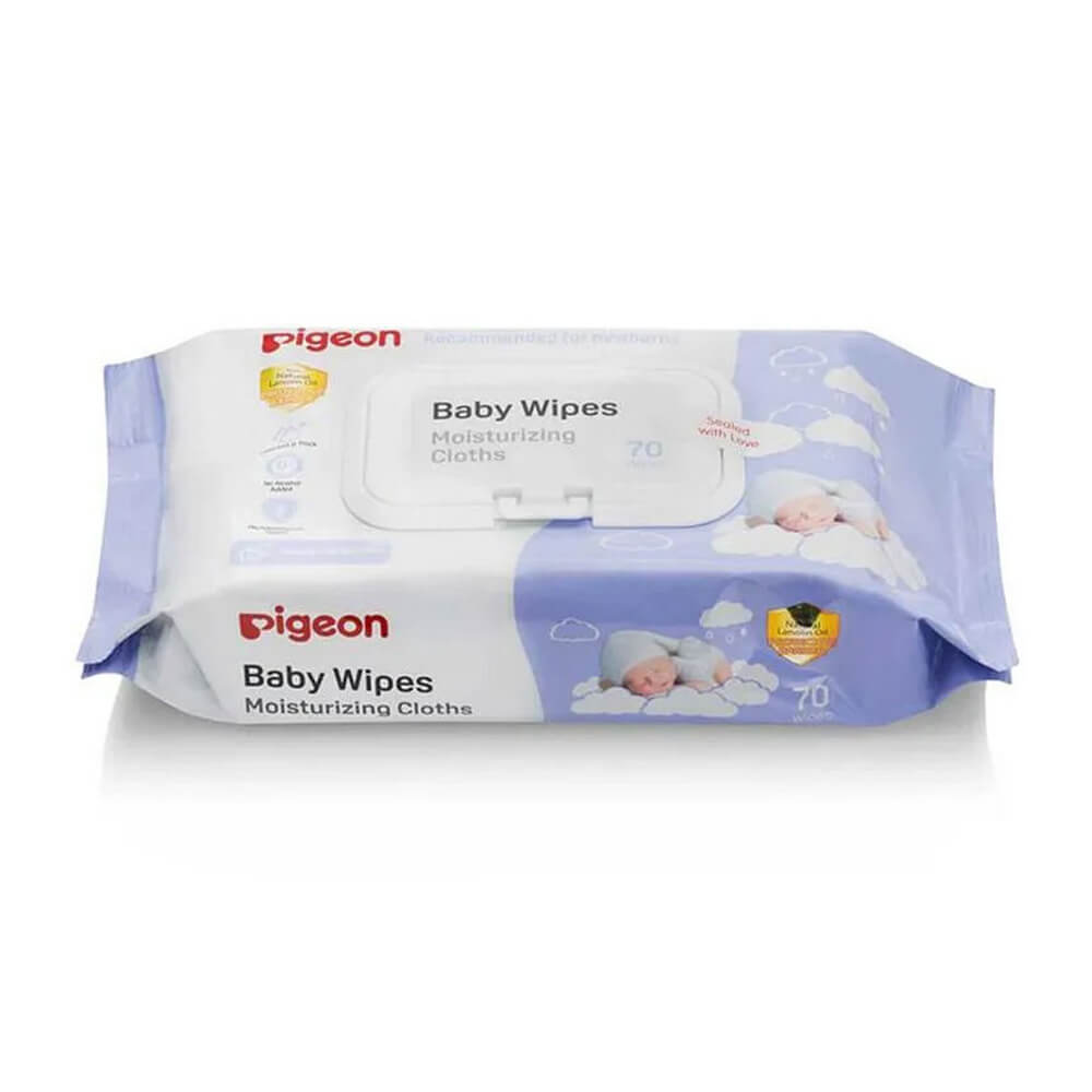 Pigeon 70 wipes – moisturizing baby wipes for daily use