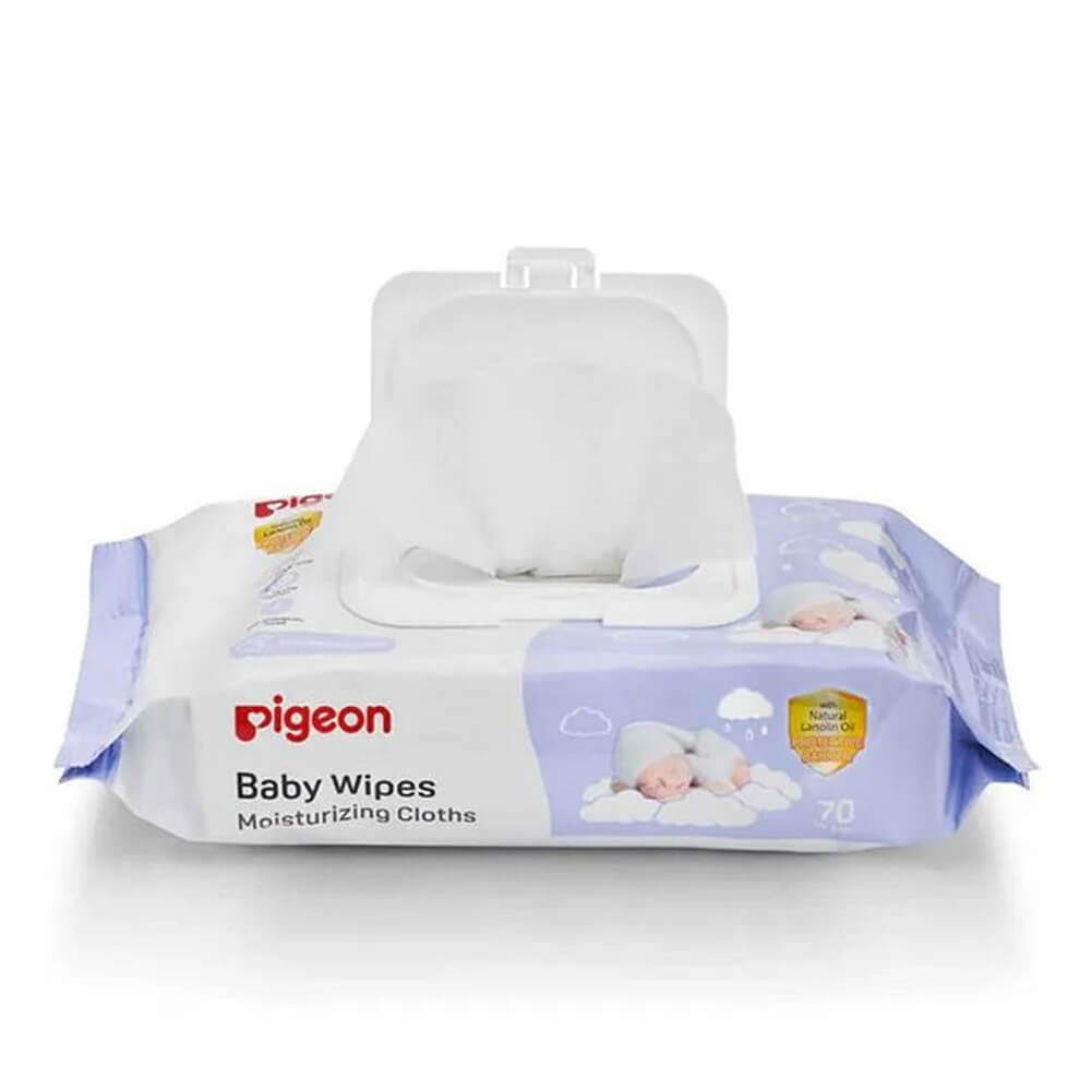 Pigeon Moisturizing Baby Wipes – 70 Sheets KNIGHTS PHARMACY