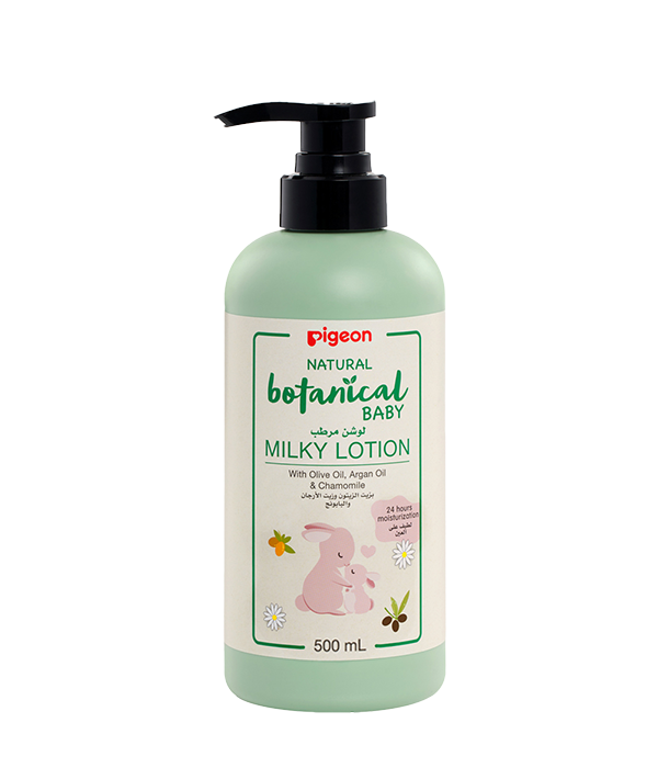 Pigeon Natural Botanical Baby Milky Lotion - 200ml, Baby Health & Grooming Kits