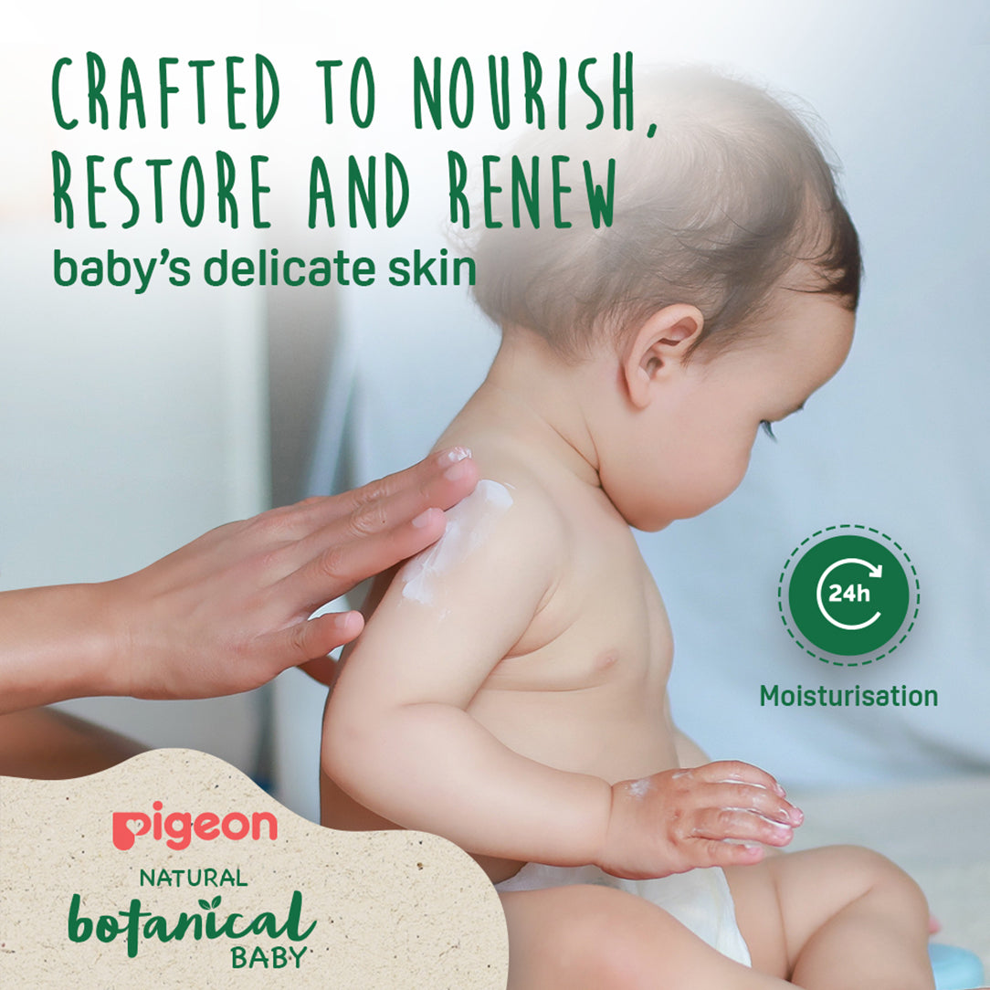 Pigeon Natural Botanical Baby Milky Lotion - 200ml, Baby Health & Grooming Kits