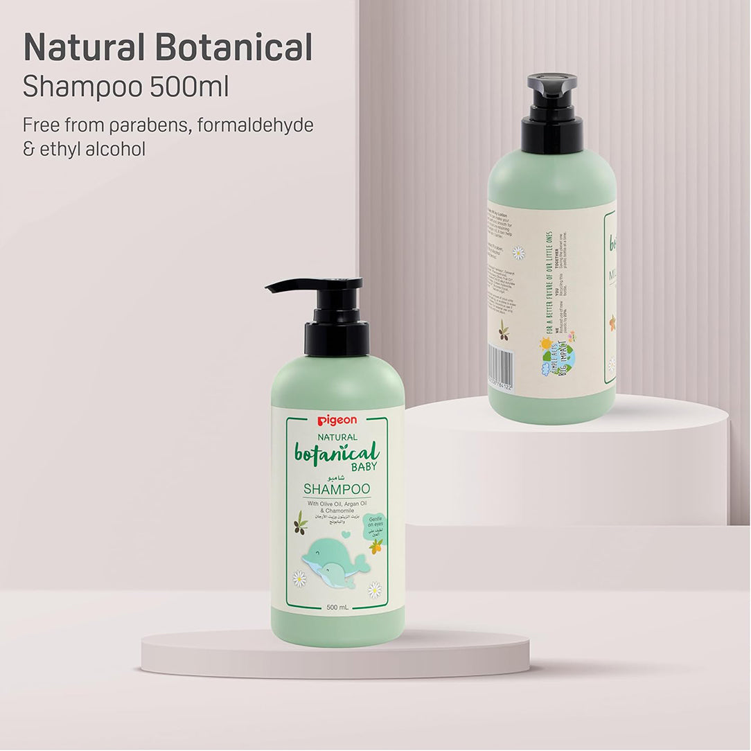 Pigeon Natural Botanical Baby Shampoo - 500ml, Baby Bathing