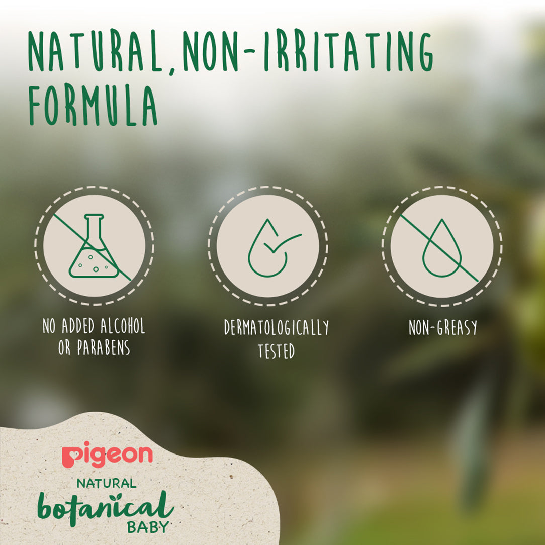 Pigeon Natural Botanical Baby Travel Set - 4 Pieces (4 x 45ml), Baby Health & Grooming Kits 