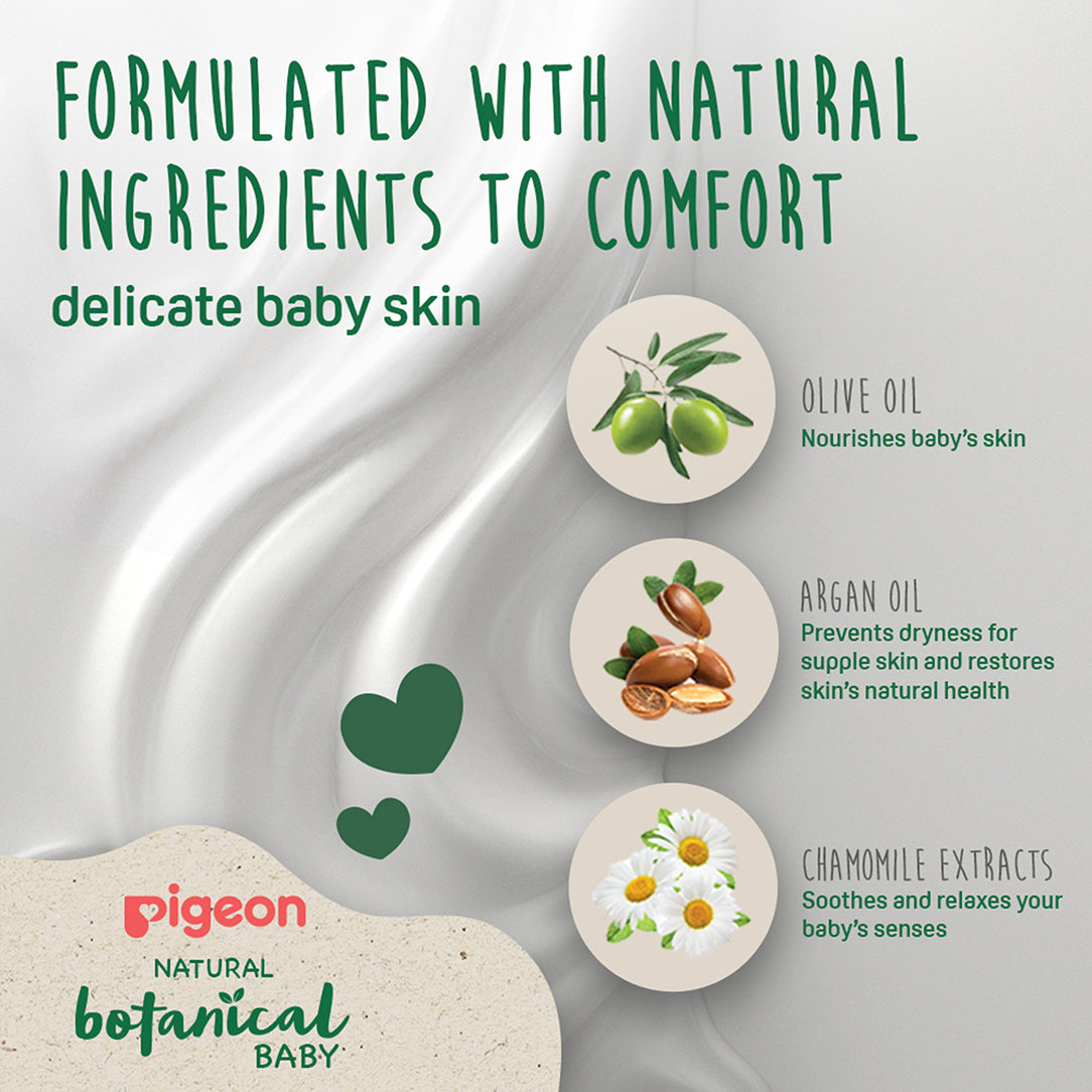 Pigeon Natural Botanical Baby Travel Set - 4 Pieces, Baby Health