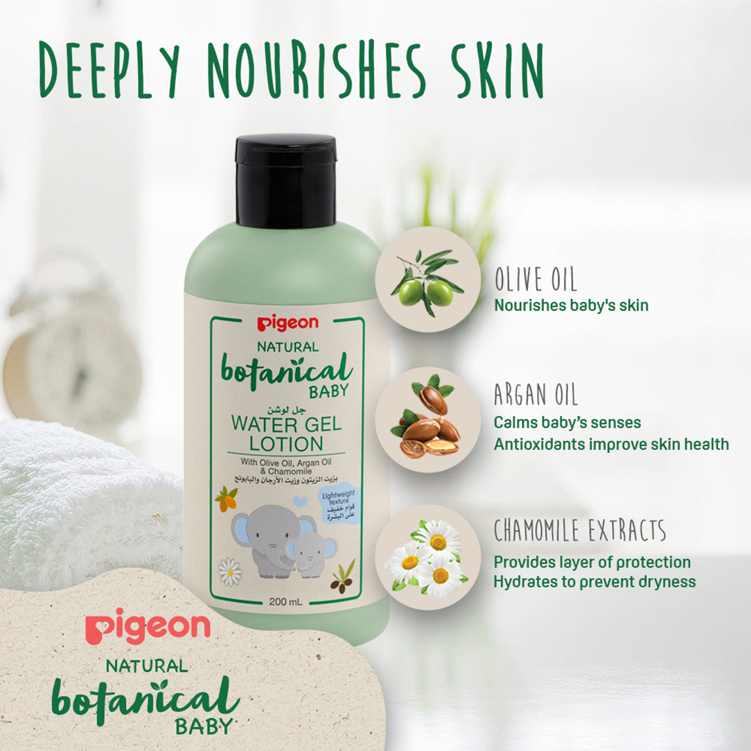 Pigeon Natural Botanical Baby Water Gel Lotion - 200ml, Baby Health 