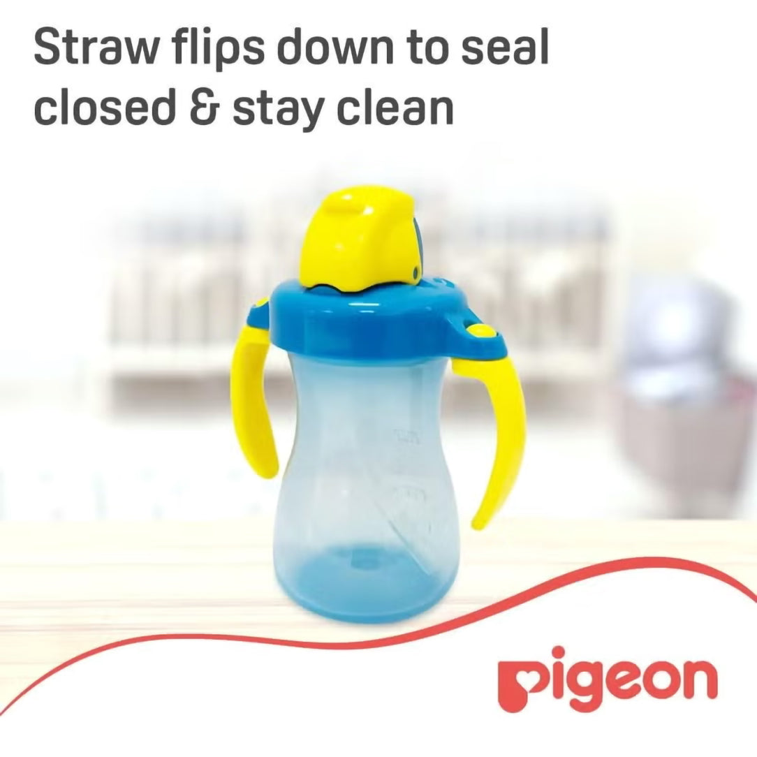 Pigeon Petite Straw Bottle 150ml - Blue (26149), Sippy Cups