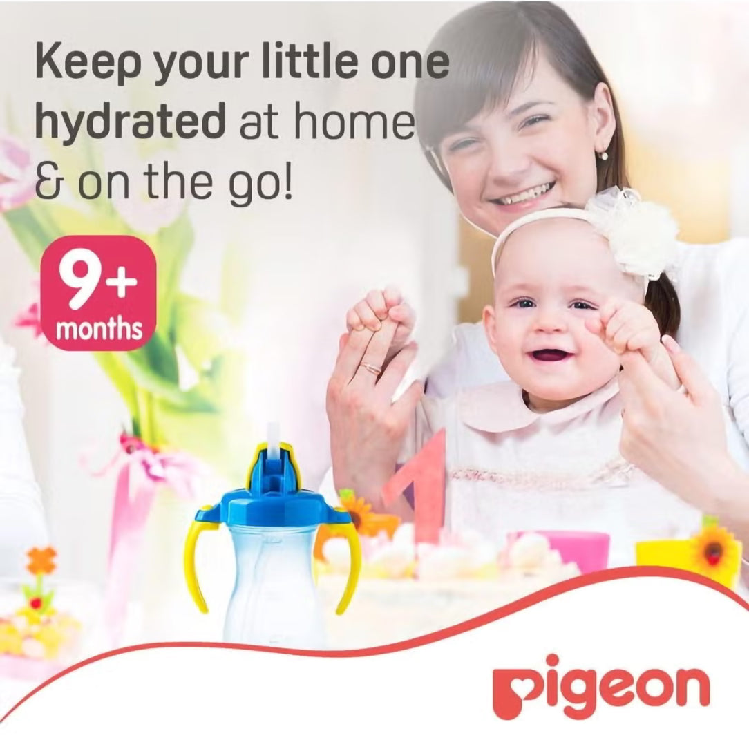 Pigeon Petite Straw Bottle 150ml - Blue (26149), Sippy Cups