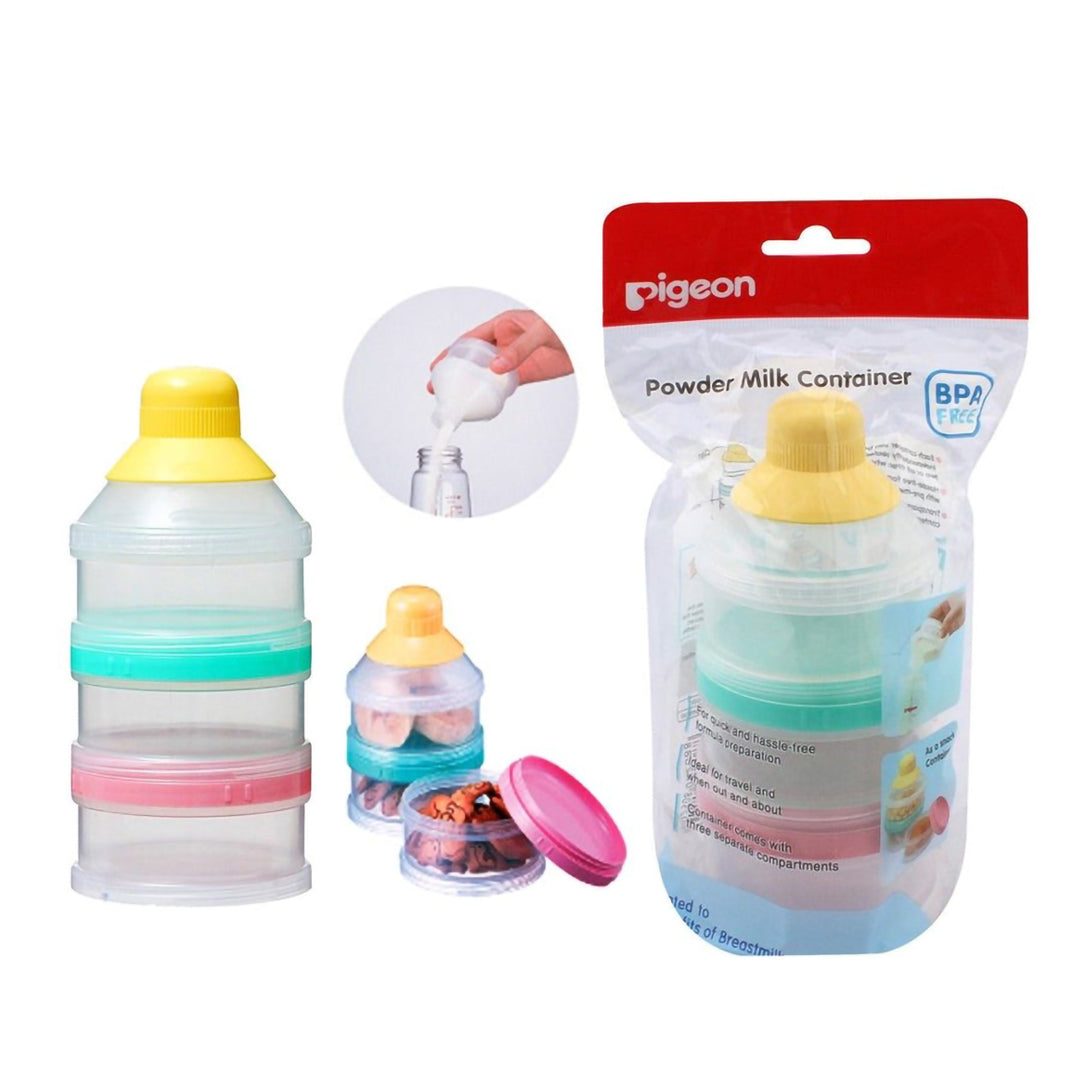 Pigeon Powder Milk Container - Coloured (02208), Feeding Essentials