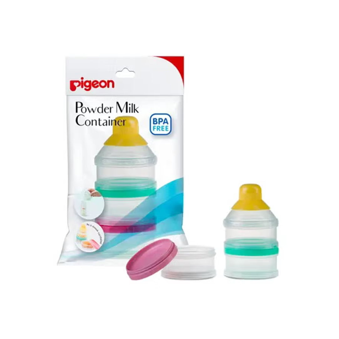 Pigeon Powder Milk Container - Coloured (02208), Feeding Essentials