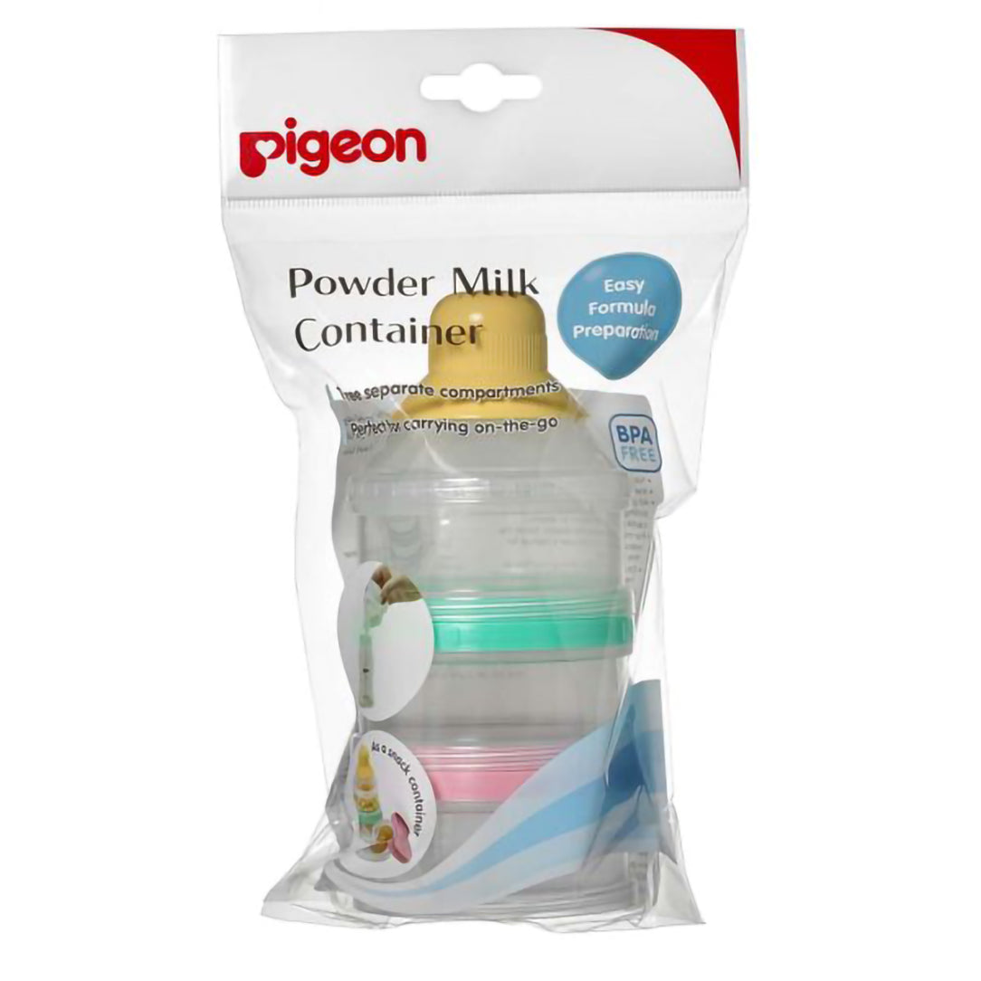 Pigeon Powder Milk Container - Coloured (02208), Feeding Essentials