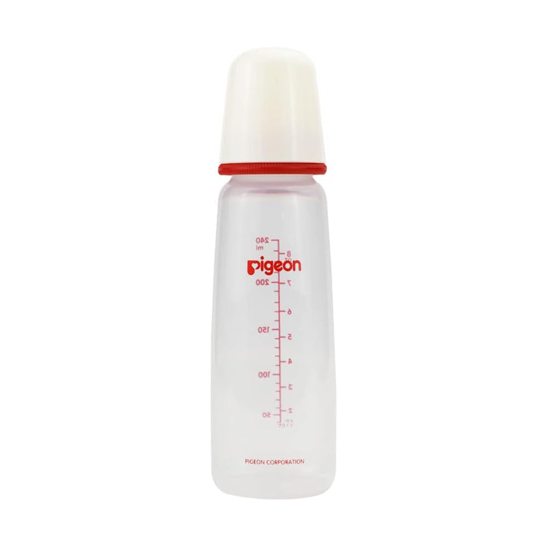 Pigeon Slim Neck Feeding Bottle BPA-Free - 240ml, Wide Neck Bottles
