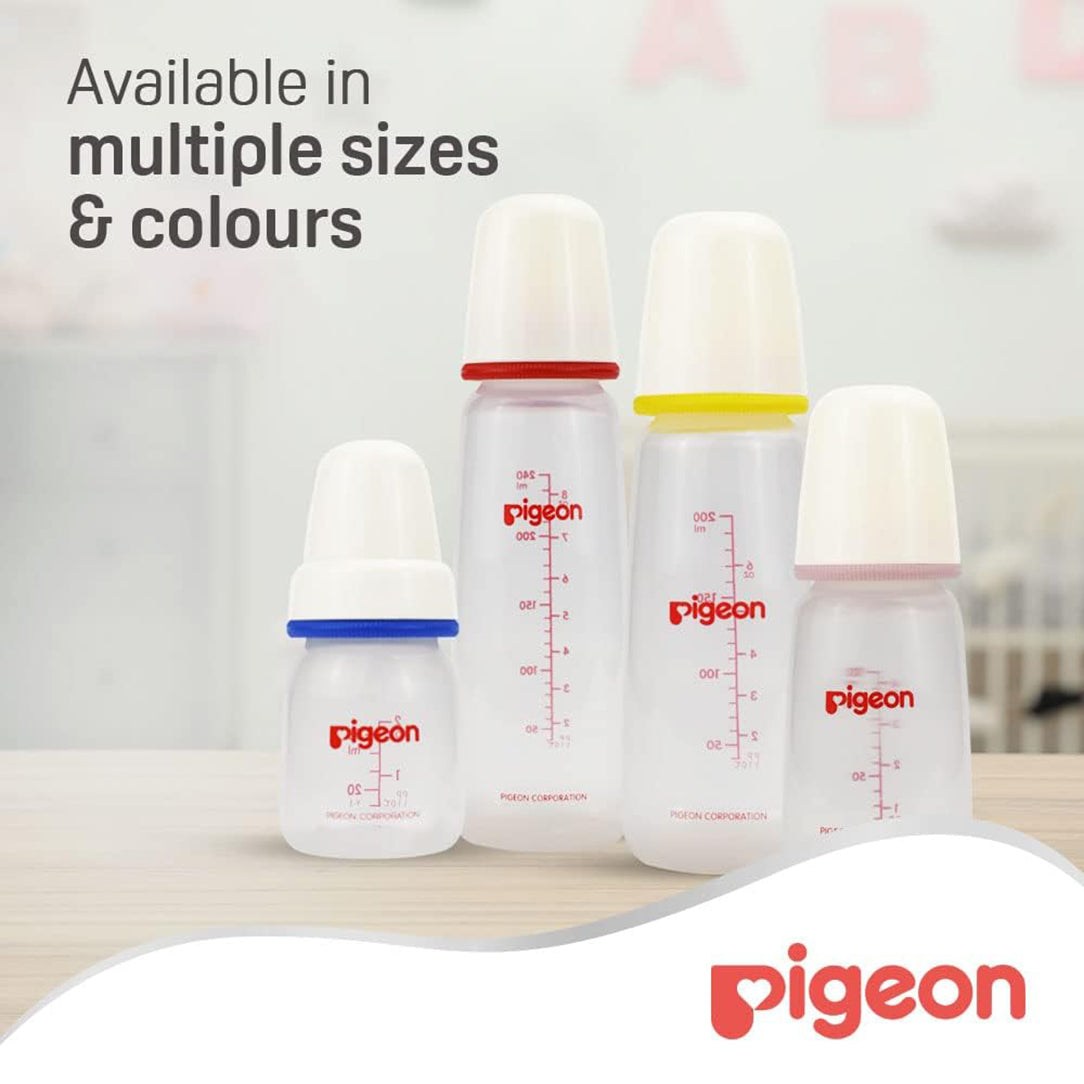 Pigeon Slim Neck Feeding Bottle BPA-Free - 240ml, Wide Neck Bottles