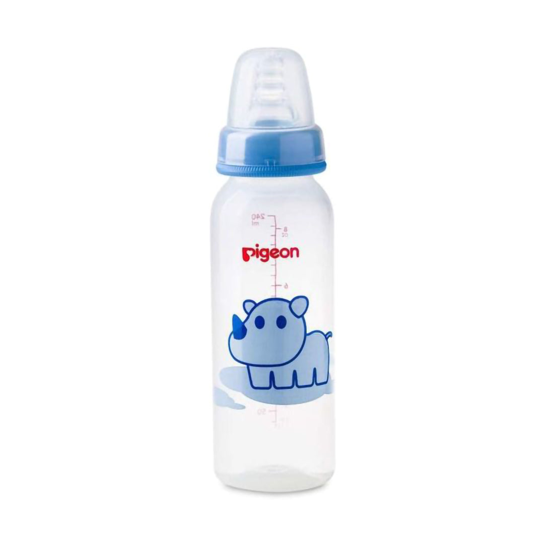 Pigeon Slim Neck Feeding Bottle BPA-Free 240ml - (00414), Standard Bottles 