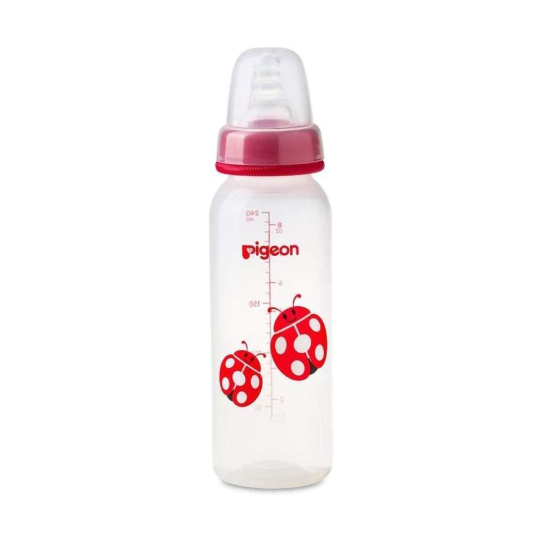 Pigeon Slim Neck Feeding Bottle BPA-Free 240ml - (00414), Standard Bottles 