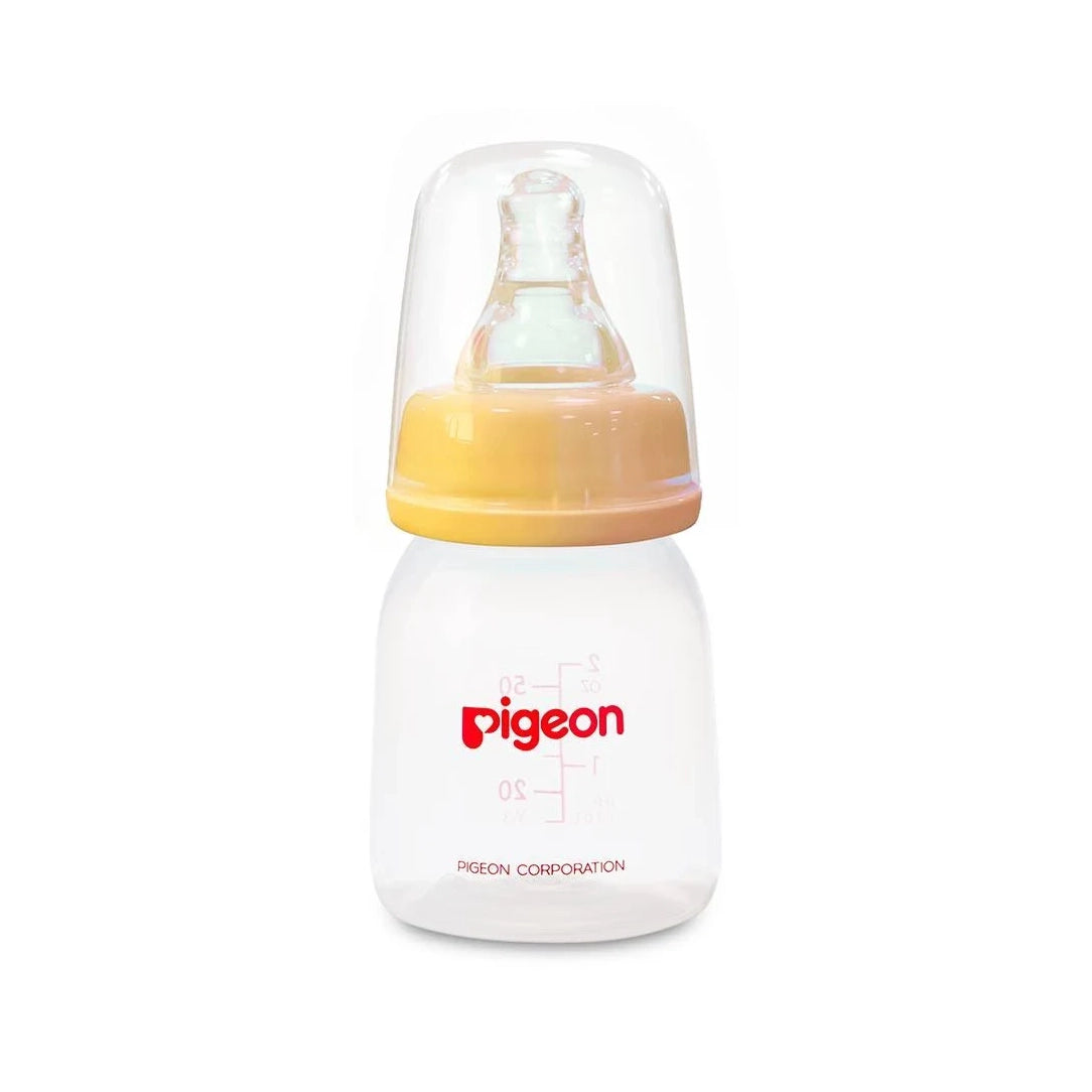 Pigeon Slim Neck Feeding Bottle BPA-Free 50ml - Animal Design (00418), Standard Bottles