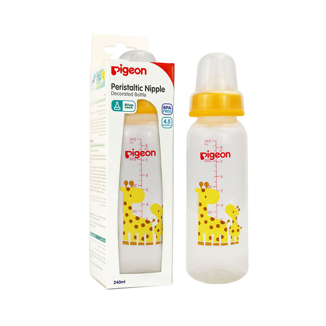 Pigeon Slim Neck Flexible PP Feeding Bottle - 150ml, Standard Bottles