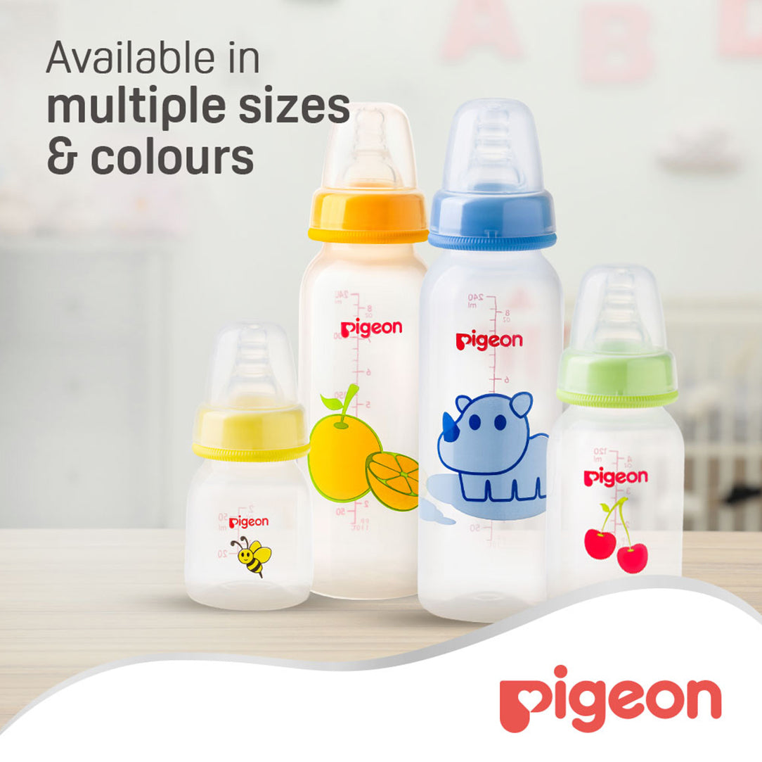 Pigeon Slim Neck Flexible PP Feeding Bottle - 150ml, Standard Bottles