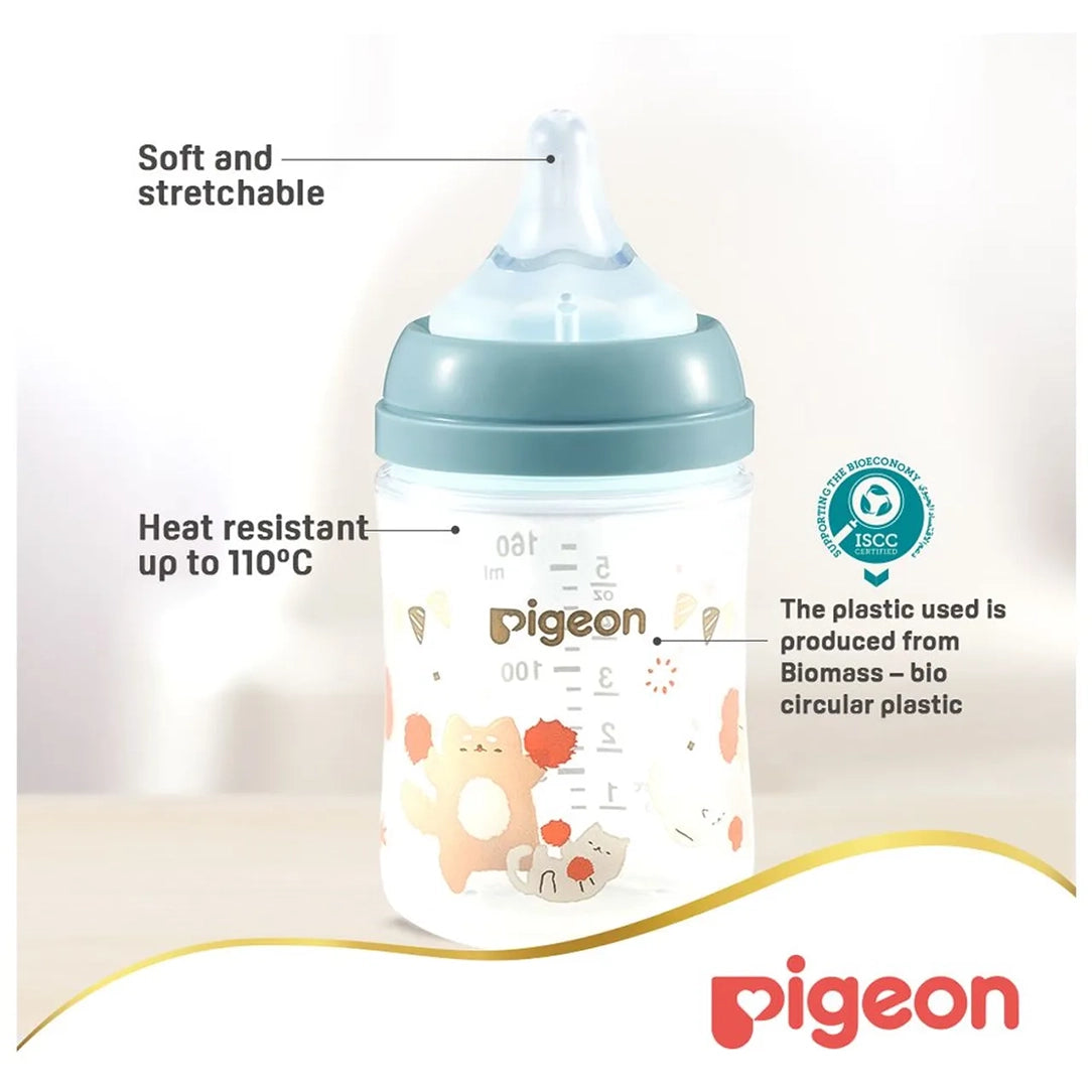 Pigeon SofTouch Wide Neck PP Decorated Nursing Bottle - 160ml (81228), Wide Neck Bottles