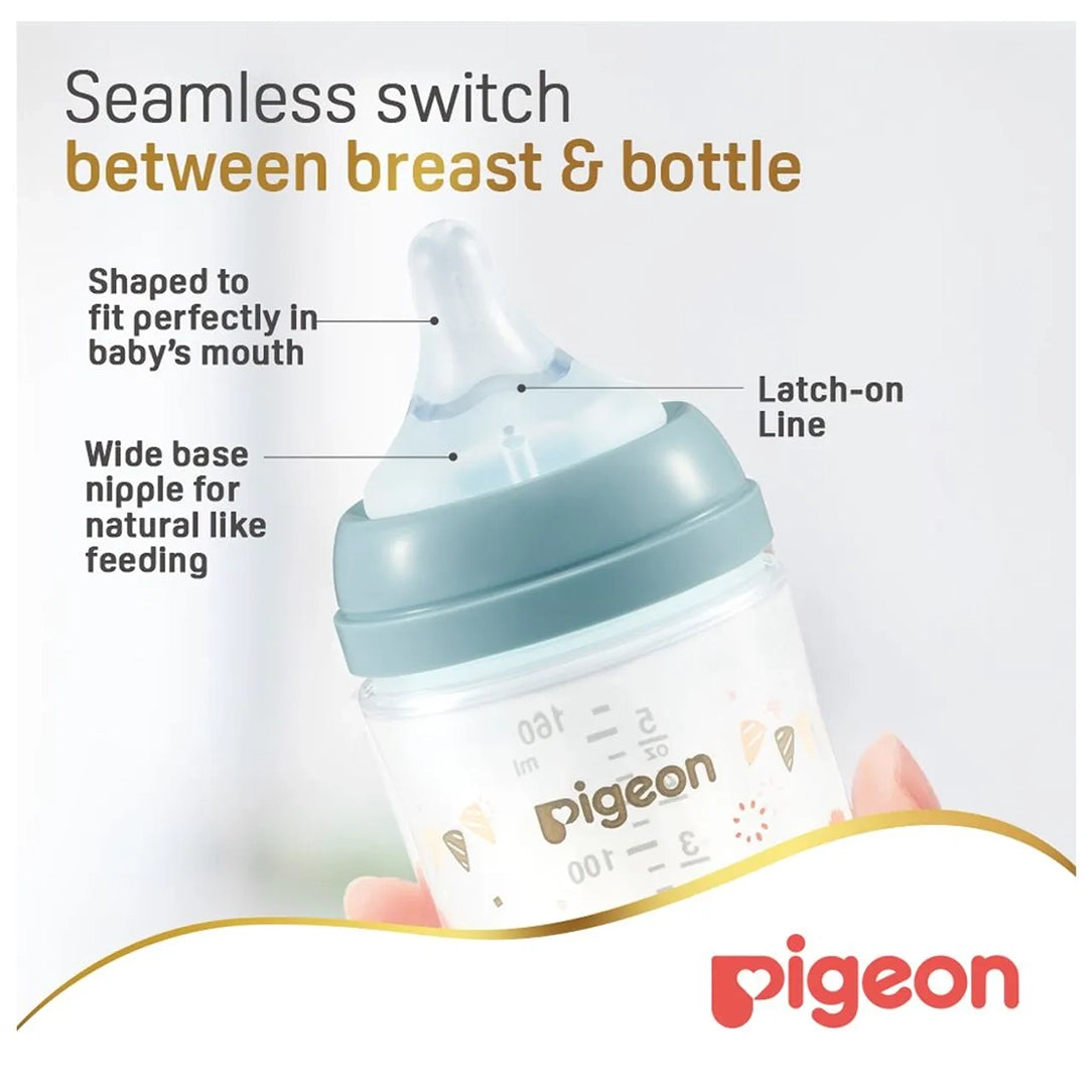 Pigeon SofTouch Wide Neck PP Decorated Nursing Bottle - 160ml (81228), Wide Neck Bottles