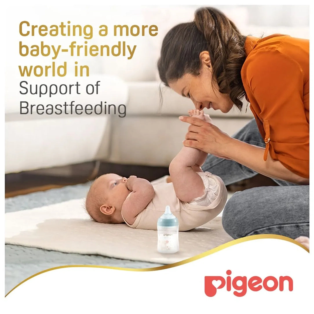 Pigeon SofTouch Wide Neck PP Decorated Nursing Bottle - 160ml (81228), Wide Neck Bottles