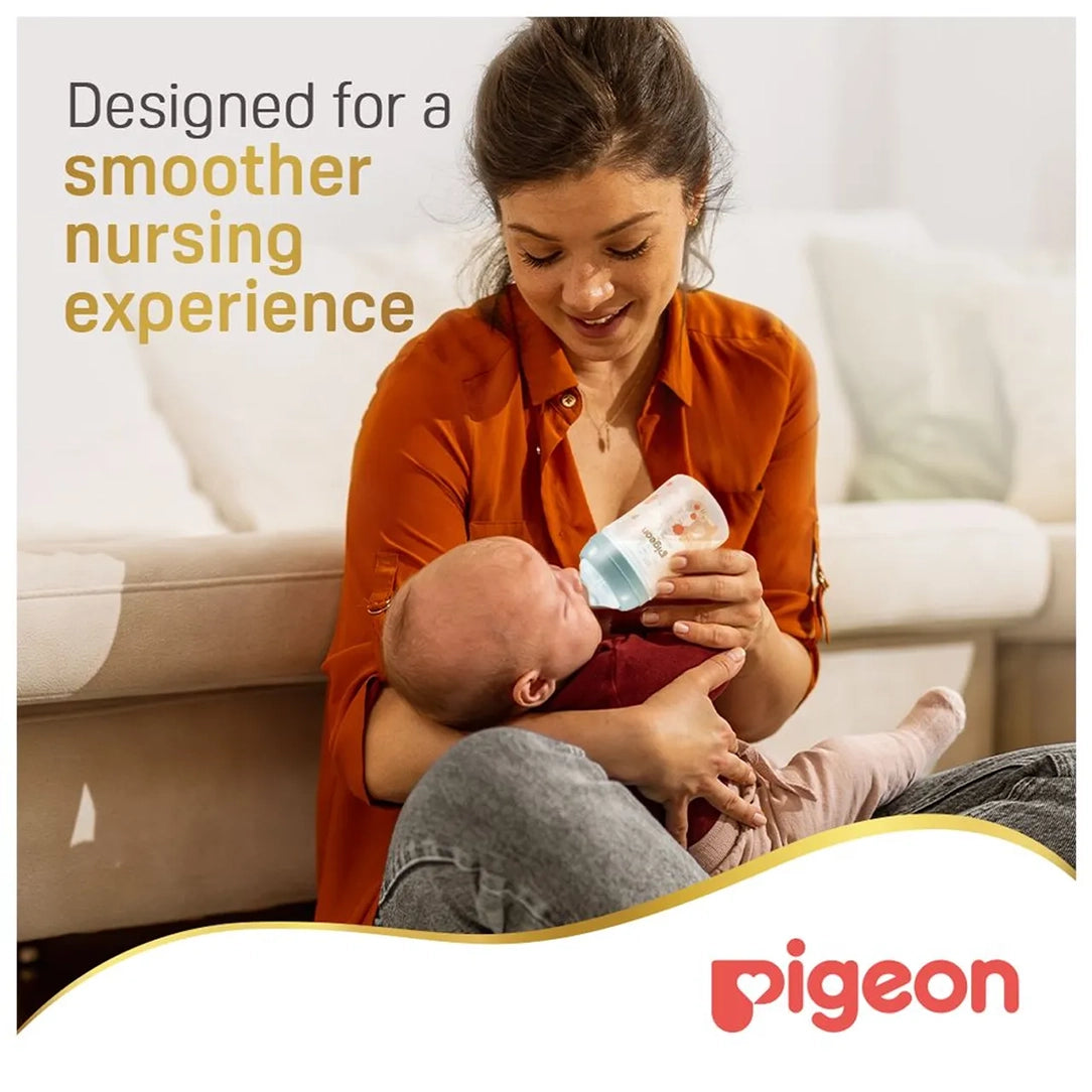 Pigeon SofTouch Wide Neck PP Decorated Nursing Bottle - 160ml (81228), Wide Neck Bottles